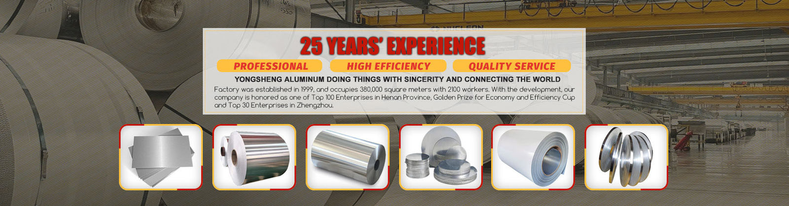 Bobina di alluminio rivestita di colore