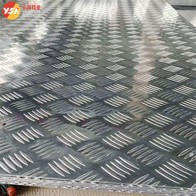 0.8mm Aluminum Checkered Plate 3003 5052 5754 Embossed Aluminium Diamond Sheet