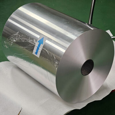 PE Coated Thermal Insulation Aluminum Foil Roll 0.006-0.2mm One Side Matte Bright Recyclable Vapor Barrier