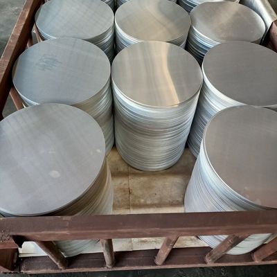 3000 Series 3003 Aluminum Round Circle Hard Anodizing Enameling Custom Size High Flatness Burr Free Edge Food Grade