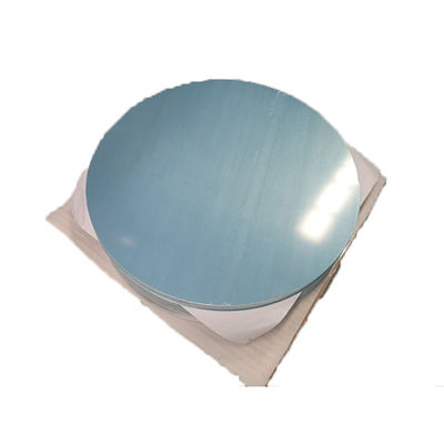 O-H112 Temper 1050 1100 Aluminum Round Plate Cookware Custom Size High Flatness Burr Free Edge Food Grade
