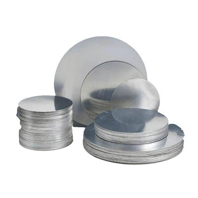 Round Aluminum Discs 1050 1060 1100 3003 Cookwares Custom Size High Flatness Burr Free Edge Food Grade