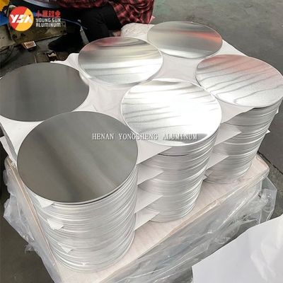 Disco rotondo in alluminio 3003 DC per la produzione di pentole, dimensioni personalizzate, elevata planarità, bordo privo di bave, per uso alimentare