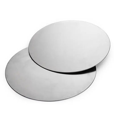Disco in lamiera di lega di alluminio rotondo serie 1000 3000 5000 cerchio personalizzato elevata planarità bordo privo di bave per uso alimentare