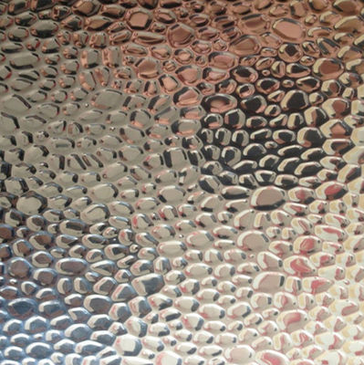 Peel d'arancia Stucco Martello Pebble Specchio in rilievo Reflettenti lamiere di alluminio