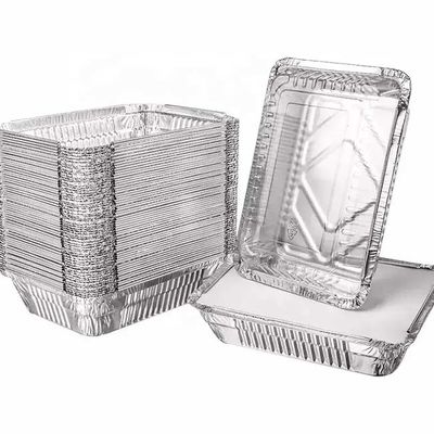 Hotel Food Packaging Aluminum Foil Container In Various Sizes For High