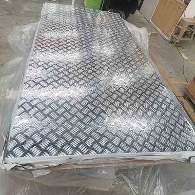 0.8mm Aluminum Checkered Plate 3003 5052 5754 Embossed Aluminium Diamond Sheet