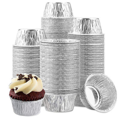 200 ml 260 ml Fogli di alluminio Dispositivi per la torta di uova da forno Tazze di torta di alluminio