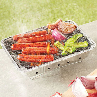 Mini portabile all'aria aperta Grill a carbone istantaneo utensile per campeggio Picnic Grill