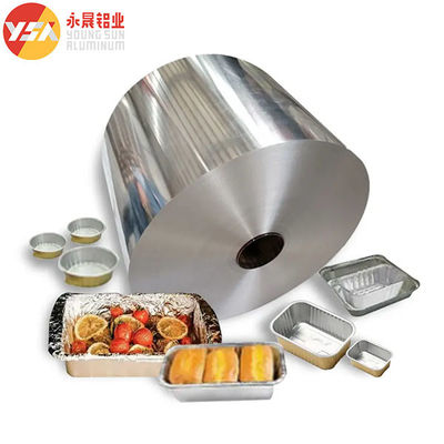 8006 Leggia H22 100mic Aluminium Foil Jumbo Roll Foil per contenitori alimentari