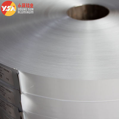 Rollo di pellicola laminante a condotto d'aria a colore bianco di alluminio poliestere a una sola faccia