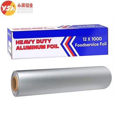 Rotolo di foglio di alluminio extra resistente per uso domestico 18 x 1000 piedi, pellicola per imballaggio