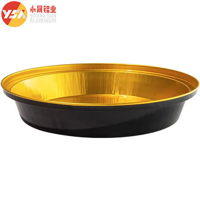 230 ml Panna rotonda monouso con coperchio