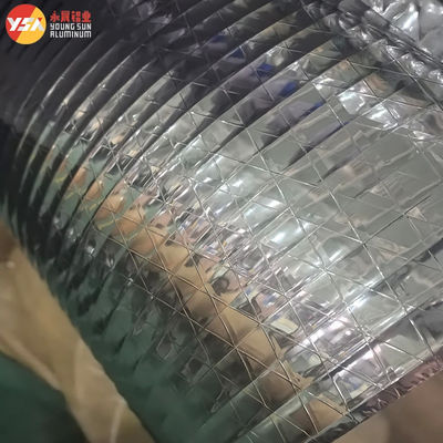 Foglio di alluminio rinforzato di rombo per isolamento termico rivestimento metallizzato Film di poliestere