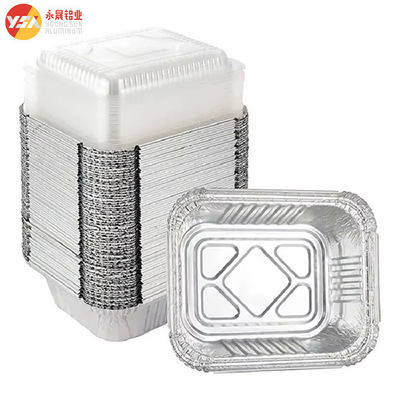F1 8342 450 ml Contenitore usa e getta in foglio di alluminio per alimenti con coperchio