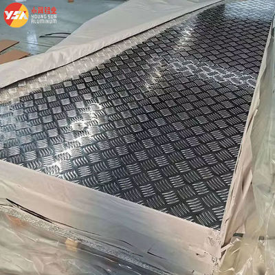 3000/5000 Series Chinese Manufacturer Supply 5 Bar & Diamond Aluminum Checker Plate Aluminum Sheet