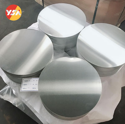 Dischi circolari in alluminio 1050 1060 3003 personalizzabili Africa Medio Oriente dimensioni personalizzate elevata planarità bordo privo di bave per uso alimentare