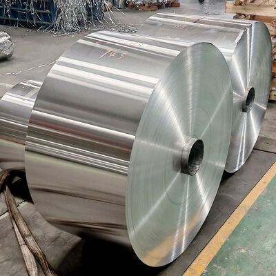 Fogli di alluminio Rollo Fogli di alluminio Bollino Bianco PE Film Spessore 0,006 a 0,2 mm Strato protettivo forte e flessibile