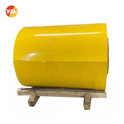 Bobina di alluminio rivestita in PVDF PE 0.2-6.0mm Larghezza personalizzata 1600mm Resistente ai raggi UV e agli agenti atmosferici Anticorrosione per facciate continue