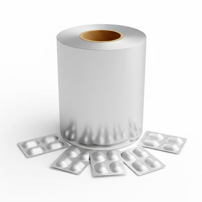Rotolo di foglio di alluminio PTP farmaceutico 8011 8079 8021 Lega 0,02 mm Confezionamento blister antimanomissione e a prova di bambino