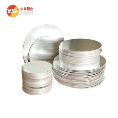 Dischi in alluminio 1050 1060 1100 3003 3005 per pentole e lampade diametro personalizzato elevata planarità bordo privo di bave per uso alimentare