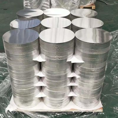 1xxx 8xxx H26 Acciaio da cucina in alluminio a cerchio rotondo, taglia su misura, alto livello di piattazza, senza bordure, di qualità alimentare