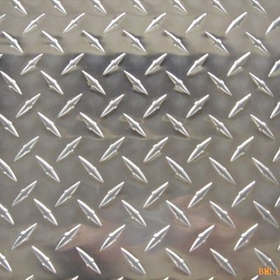 Taglio su ordinazione 1xxx 3xxx 5xxx 6xxx 8xxx Diamond Embossed Aluminum 1.0mm