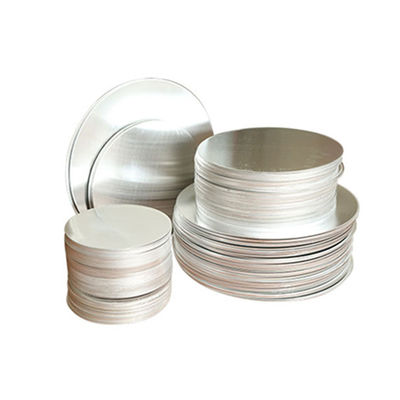 Round Aluminum Discs 1050 1060 1100 3003 Cookwares Custom Size High Flatness Burr Free Edge Food Grade