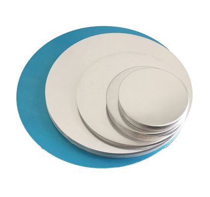 Disco in alluminio H14 per pentole lastra riflettente 1070 ASTM B209 dimensioni personalizzate elevata planarità bordo privo di bave per uso alimentare