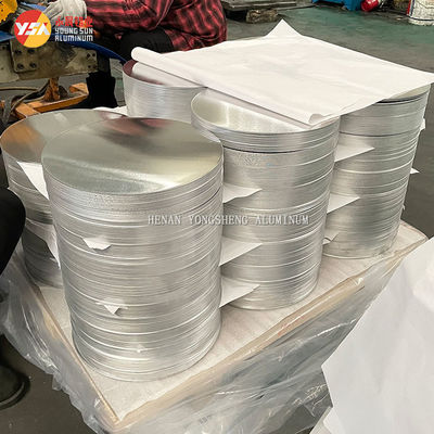 0.55mm 1060 cerchio di alluminio OH Temperature Disc cucina taglia personalizzata alta piattazza senza bordi di bordo grado alimentare