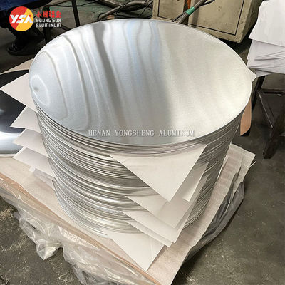 Disco in alluminio per segnaletica stradale 8 10 12 15 pollici 1060 H18 cerchio rotondo dimensioni personalizzate elevata planarità bordo privo di bave per uso alimentare